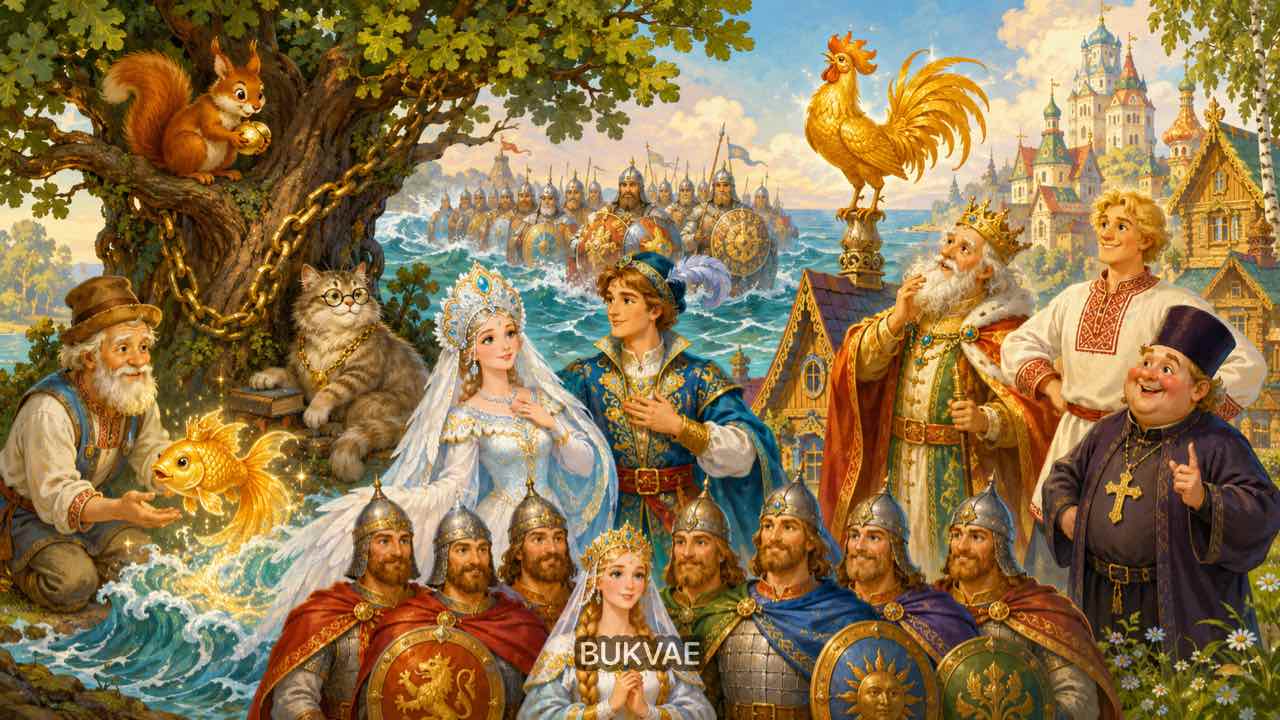 Сказки Пушкина — БУКВАЕ