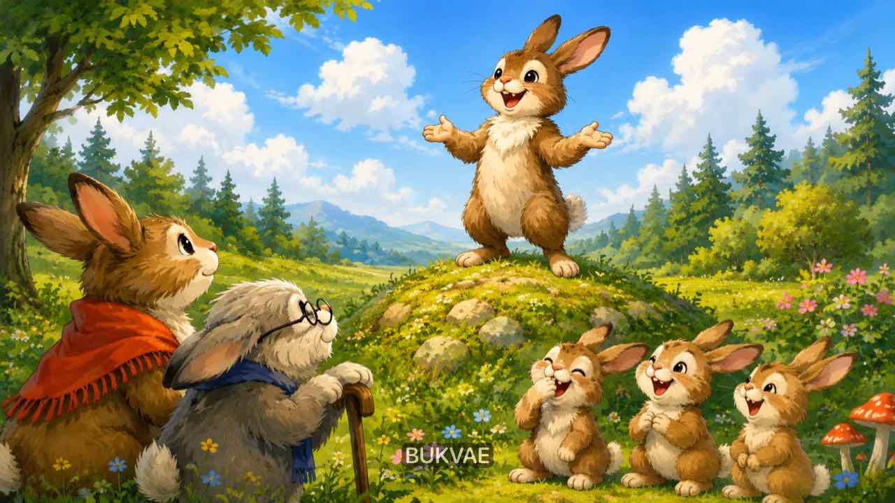 Сказка про храброго Зайца-длинные уши, косые глаза, короткий хвост — БУКВАЕ