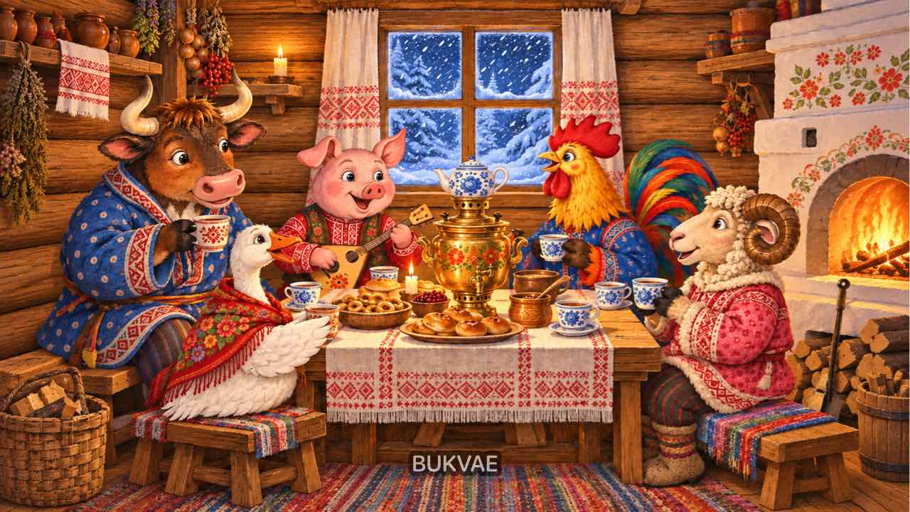 Сказка «Зимовье зверей» — БУКВАЕ.