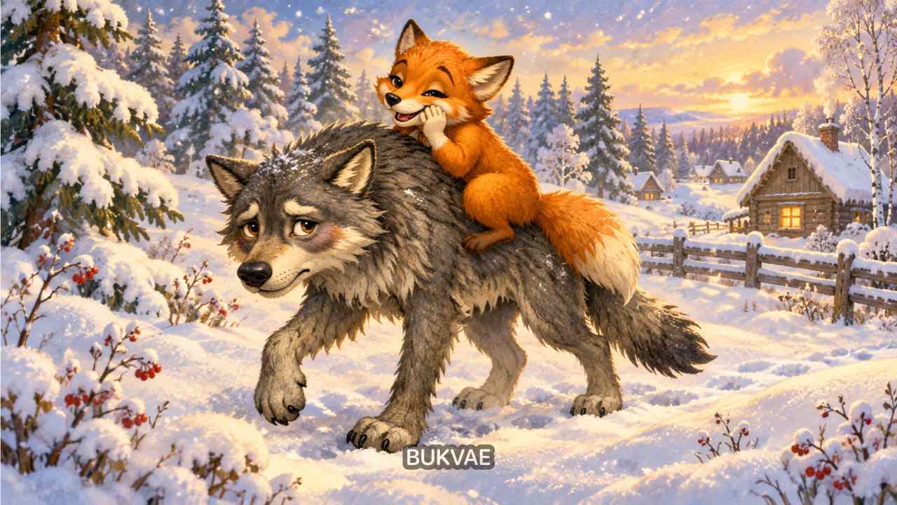 Лисичка-сестричка и волк — БУКВАЕ.