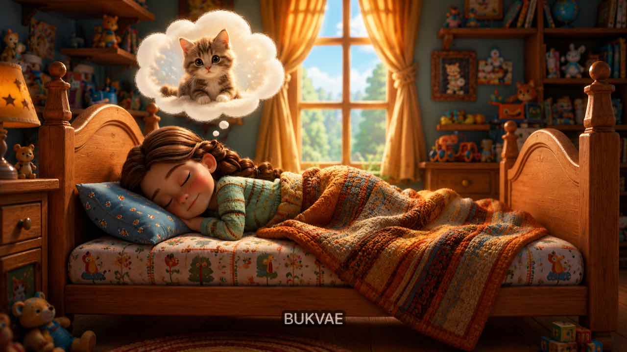 История сказка про котика и сон "Добрые сны" — БУКВАЕ