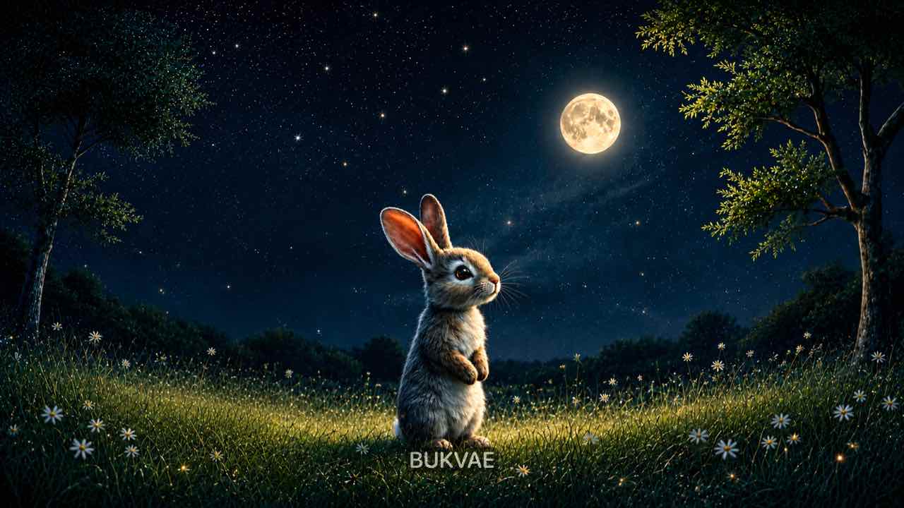 Сказка про ночь "Ночное приключение крошки-Зайчонка" — БУКВАЕ